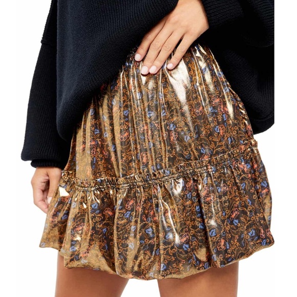π₯1 hr sale π₯Free People, Satin Mini Skirt